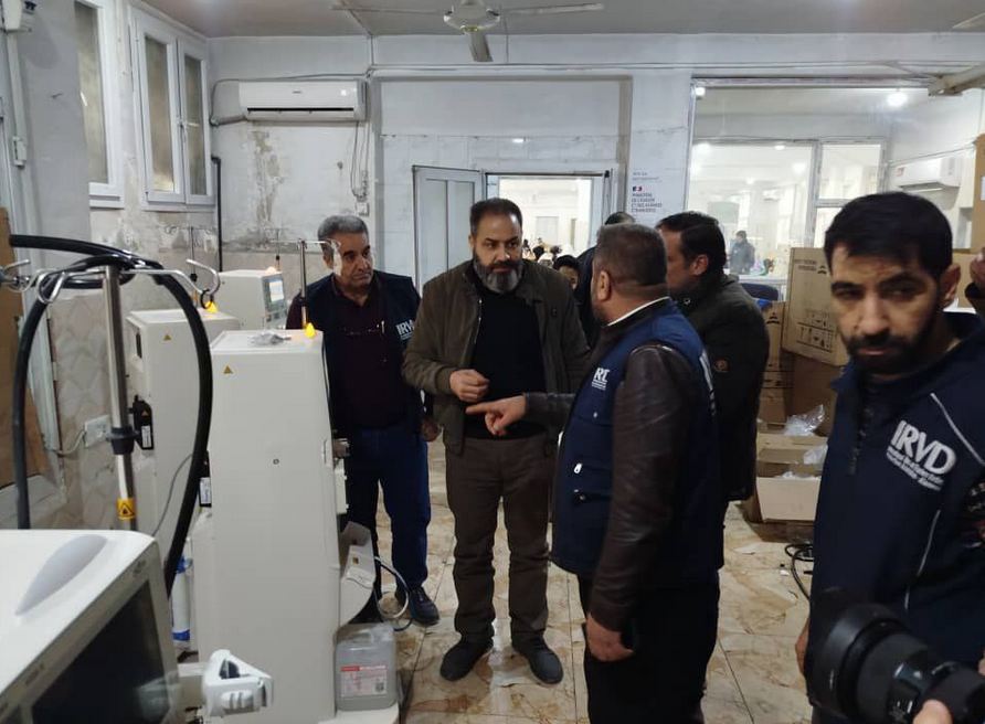 بدعم حكومي.. 20 جهاز غسيل كلى لرفد مشفى الرقة الوطني