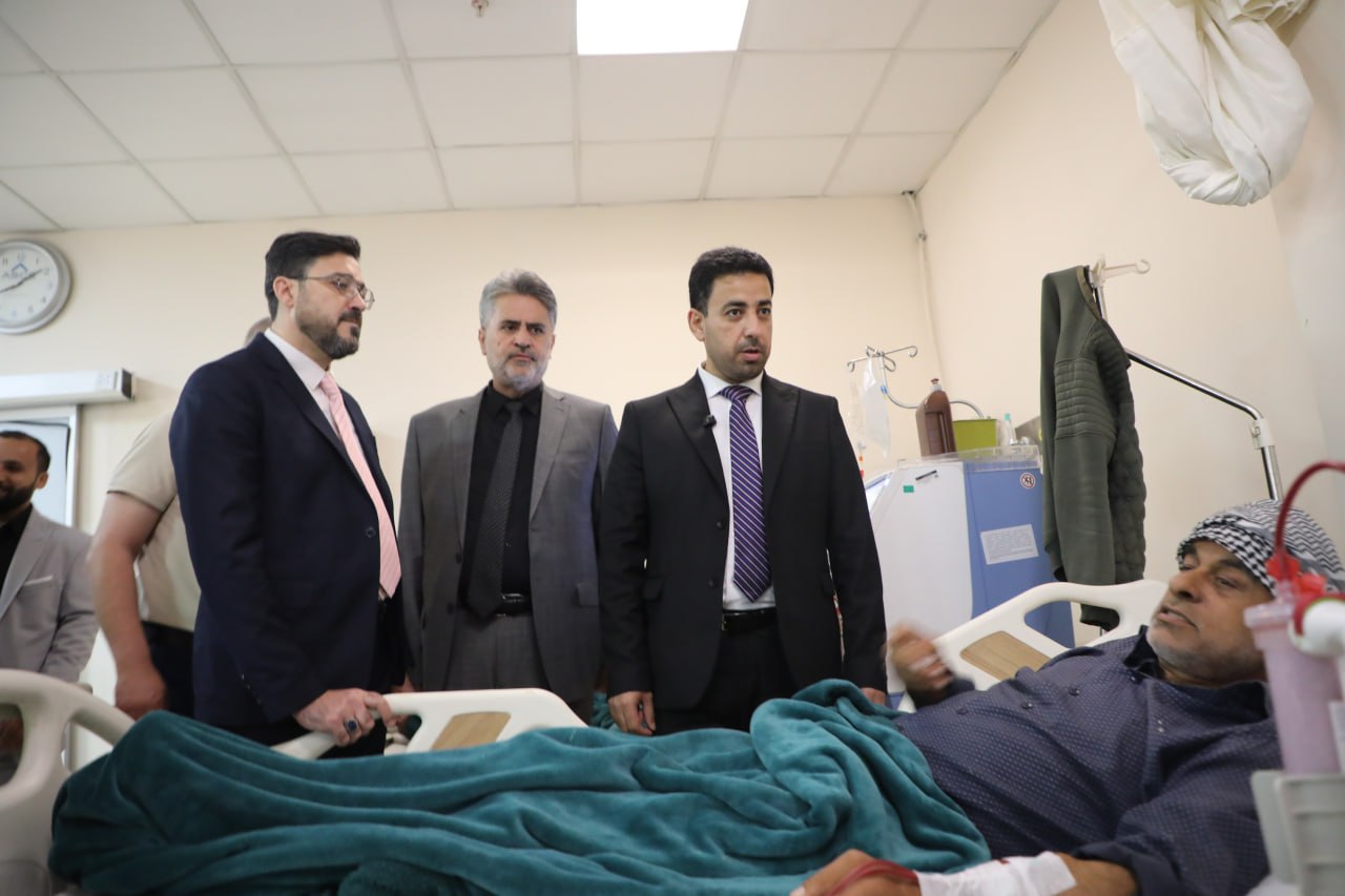 أجرى وزير الصحة الدكتور مصعب العلي جولة تفقدية في مستشفى الباب بريف حلب برفقة معاونه للشؤون الصحية