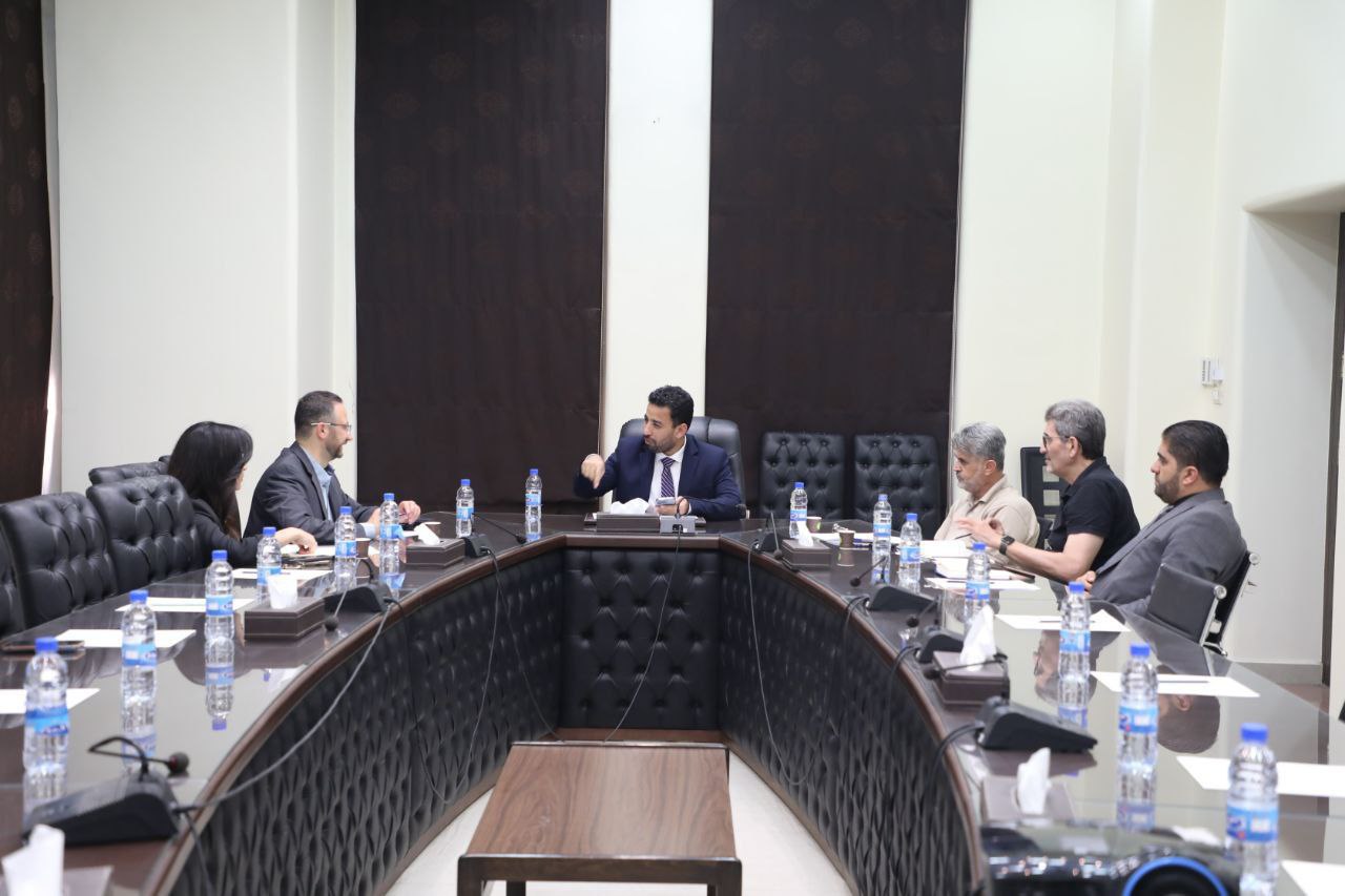 التقى وزير الصحة الدكتور مصعب العلي مع منظمة نورواك برئاسة المدير القطري الدكتور بلال الجابري