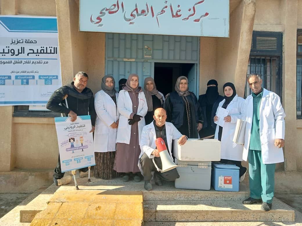 انطلاق حملة تحت وطنية للتلقيح الروتيني للأطفال في الرقة