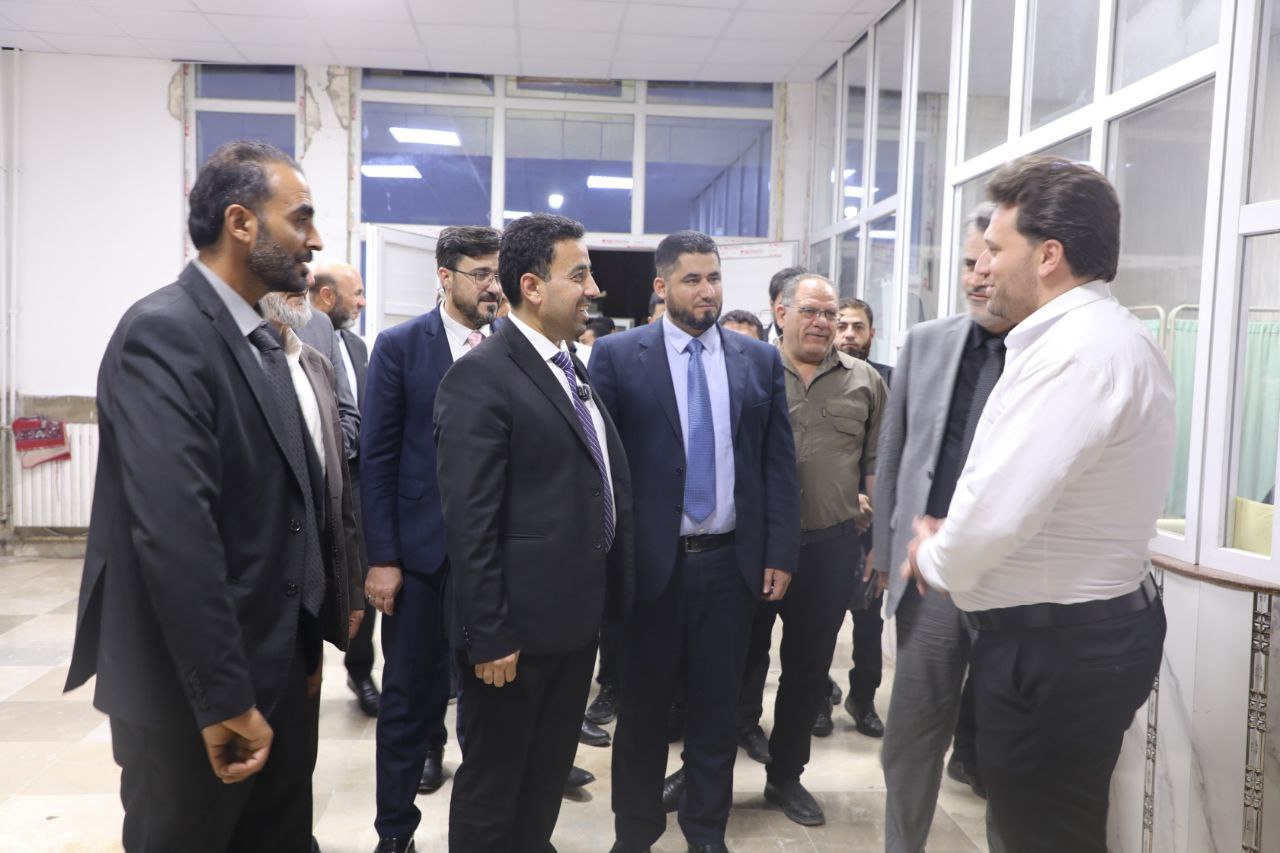 أجرى وزير الصحة ومحافظ إدلب جولة تفقدية على مستشفى إدلب الجامعي والمستشفى الوطني