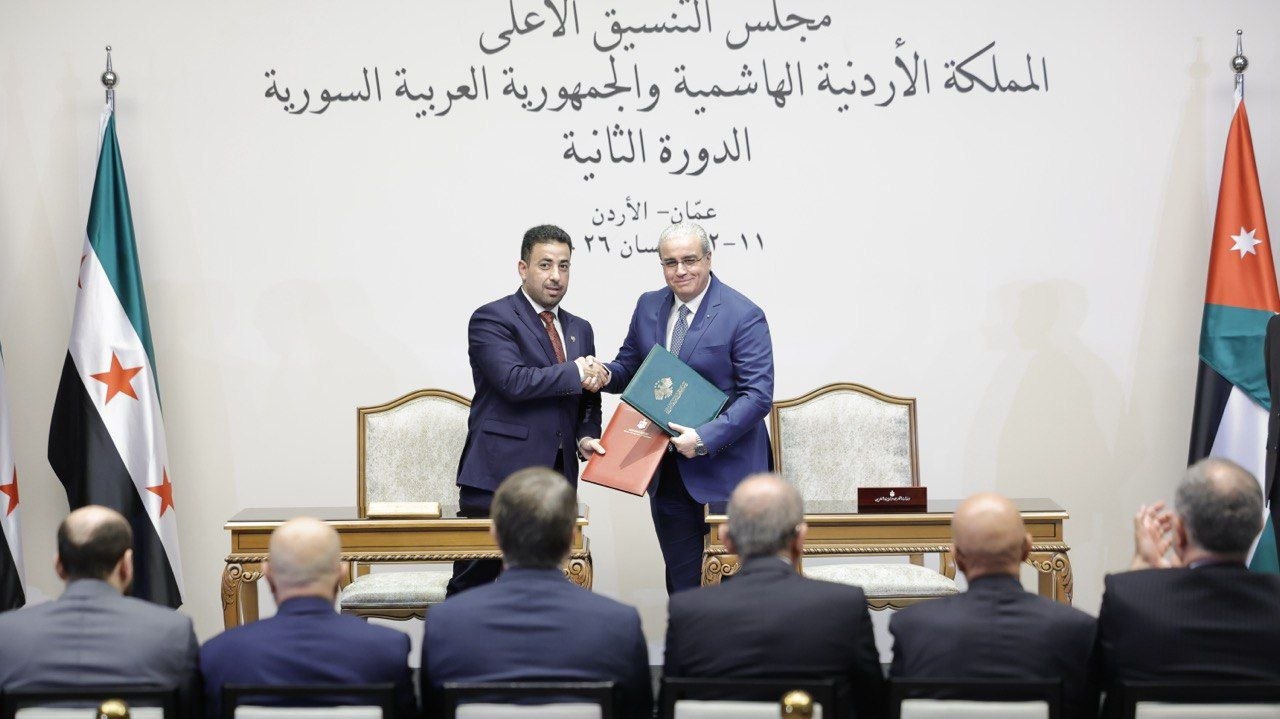 توقيع مذكرة تفاهم صحية في ختام أعمال مجلس التنسيق الأعلى الأردني السوري