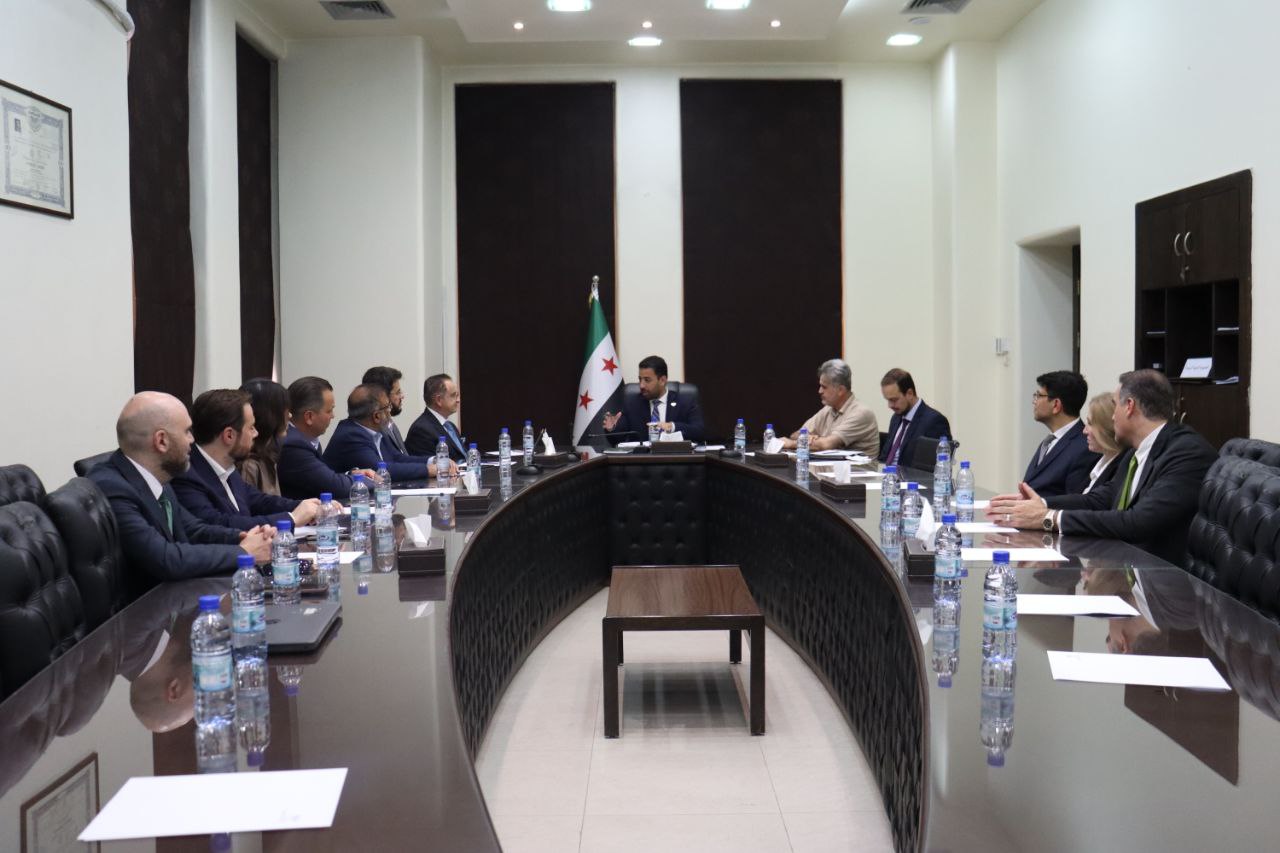 التقى وزير الصحة الدكتور مصعب العلي وفداً من مجلس رجال الأعمال السعودي الأمريكي السوري