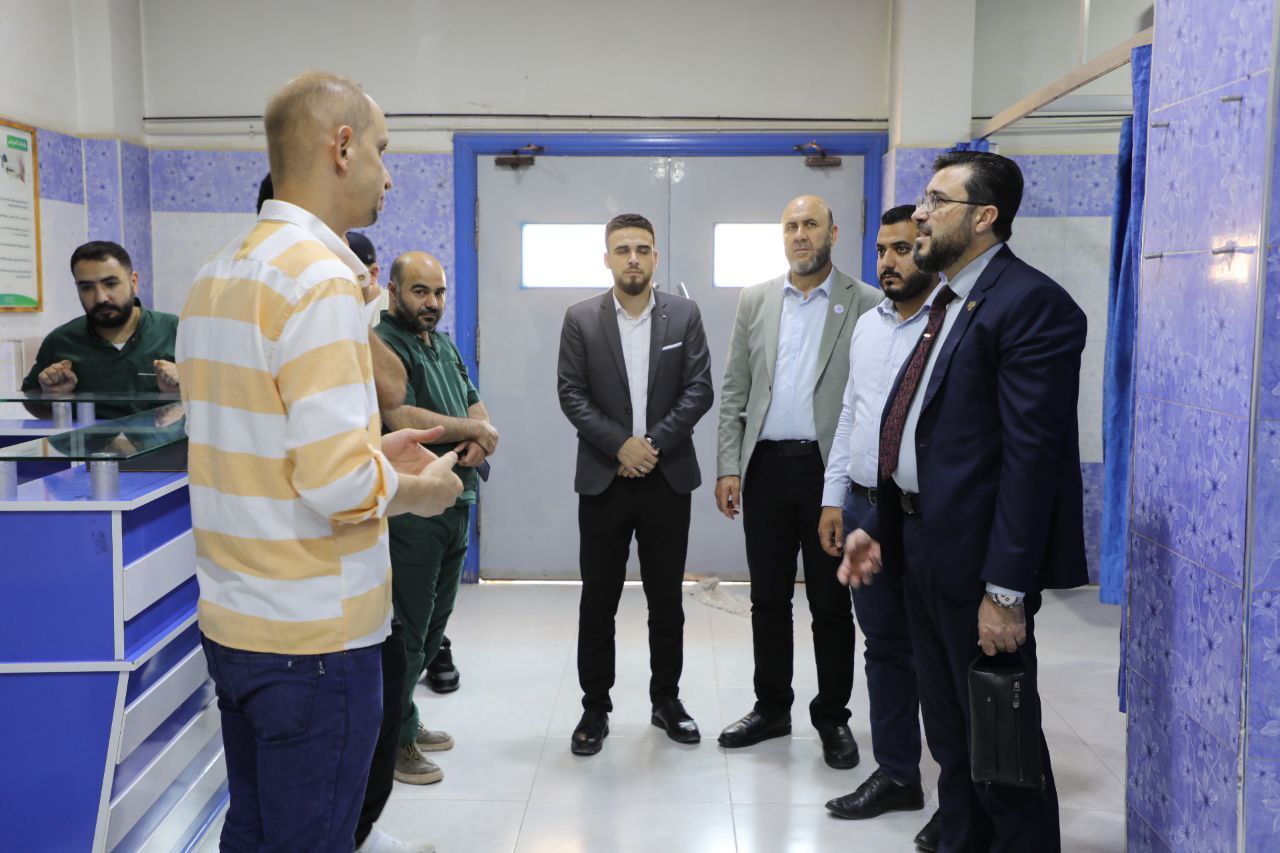 أجرى مدير صحة إدلب جولة ميدانية شملت مشفى شام الداخلية ومشفى أطمة الخيري